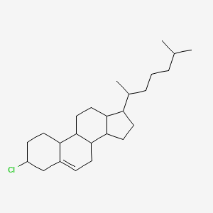 molecular formula C25H41Cl B11069641 3-Chloro-17-(6-methylheptan-2-yl)gon-5-ene 