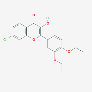 7-chloro-2-(3,4-diethoxyphenyl)-3-hydroxy-4H-chromen-4-one