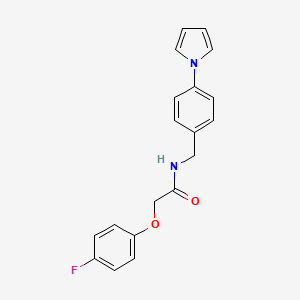 2-(4-fluorophenoxy)-N-[4-(1H-pyrrol-1-yl)benzyl]acetamide