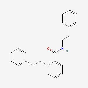 molecular formula C23H23NO B11069825 N,2-bis(2-phenylethyl)benzamide 