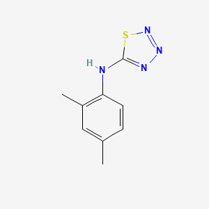 molecular formula C9H10N4S B11069963 N-(2,4-dimethylphenyl)-1,2,3,4-thiatriazol-5-amine 