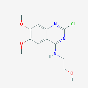 2-[(2-Chloro-6,7-dimethoxyquinazolin-4-yl)amino]ethanol