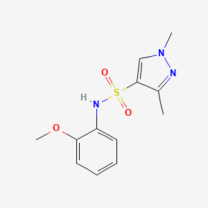 N-(2-methoxyphenyl)-1,3-dimethyl-1H-pyrazole-4-sulfonamide