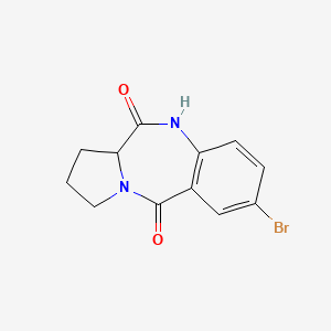 7-bromo-2,3-dihydro-1H-pyrrolo[2,1-c][1,4]benzodiazepine-5,11(10H,11aH)-dione