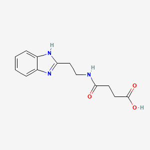 4-{[2-(1H-benzimidazol-2-yl)ethyl]amino}-4-oxobutanoic acid