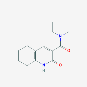 N,N-diethyl-2-oxo-1,2,5,6,7,8-hexahydroquinoline-3-carboxamide