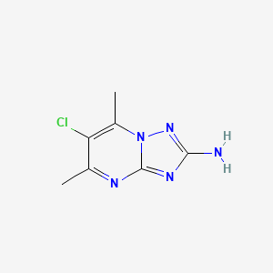 6-Chloro-5,7-dimethyl[1,2,4]triazolo[1,5-a]pyrimidin-2-amine