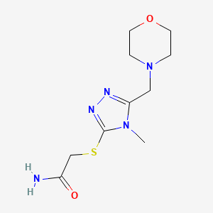 2-(4-Methyl-5-morpholin-4-ylmethyl-4H-[1,2,4]triazol-3-ylsulfanyl)-acetamide