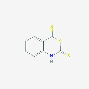 molecular formula C8H5NS3 B11070309 2H-3,1-benzothiazine-2,4(1H)-dithione CAS No. 16081-97-3