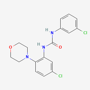 1-[5-Chloro-2-(morpholin-4-yl)phenyl]-3-(3-chlorophenyl)urea