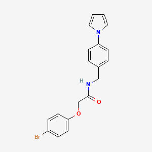 2-(4-bromophenoxy)-N-[4-(1H-pyrrol-1-yl)benzyl]acetamide