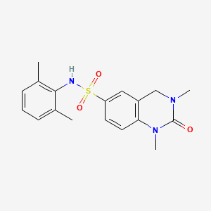 N-(2,6-dimethylphenyl)-1,3-dimethyl-2-oxo-1,2,3,4-tetrahydroquinazoline-6-sulfonamide