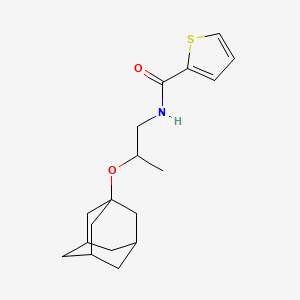 N-[2-(1-adamantyloxy)propyl]thiophene-2-carboxamide