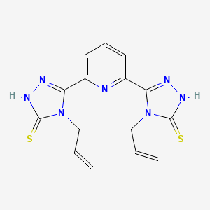 3,3a(2)-(2,6-Pyridinediyl)bis[4-(2-propenyl)-1H-1,2,4-triazole-5(4H)-thione]