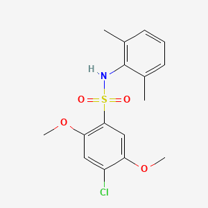 4-chloro-N-(2,6-dimethylphenyl)-2,5-dimethoxybenzenesulfonamide