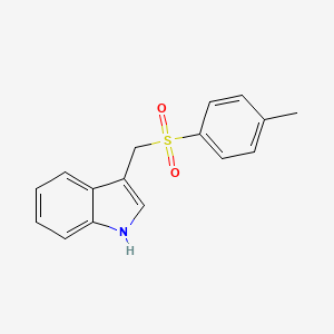 3-{[(4-methylphenyl)sulfonyl]methyl}-1H-indole