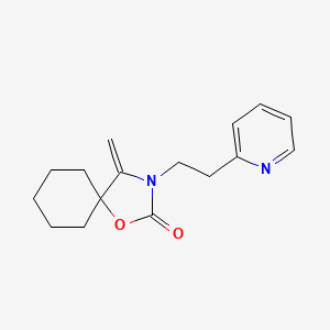 4-Methylene-3-[2-(2-pyridyl)ethyl]-1-oxa-3-azaspiro[4.5]decan-2-one