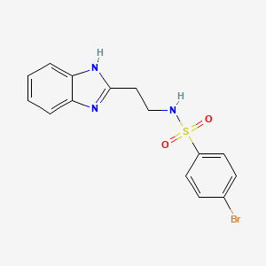 N-[2-(1H-benzimidazol-2-yl)ethyl]-4-bromobenzenesulfonamide