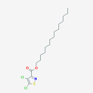 molecular formula C19H31Cl2NO2S B11071058 Pentadecyl 4,5-dichloroisothiazole-3-carboxylate CAS No. 696649-38-4