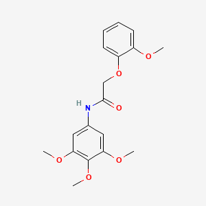 2-(2-methoxyphenoxy)-N-(3,4,5-trimethoxyphenyl)acetamide