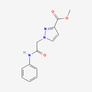 methyl 1-[2-oxo-2-(phenylamino)ethyl]-1H-pyrazole-3-carboxylate