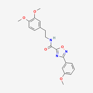 N-[2-(3,4-dimethoxyphenyl)ethyl]-3-(3-methoxyphenyl)-1,2,4-oxadiazole-5-carboxamide