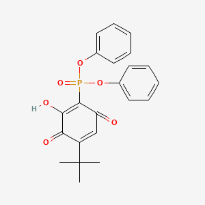 Diphenyl [4-(tert-butyl)-2-hydroxy-3,6-dioxo-1,4-cyclohexadienyl]phosphonate