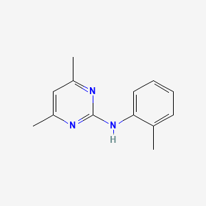 4,6-dimethyl-N-(2-methylphenyl)pyrimidin-2-amine