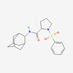 N-2-adamantyl-1-(phenylsulfonyl)prolinamide