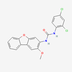 N-(2,4-Dichlorophenyl)-N'-(2-methoxydibenzo[B,D]furan-3-YL)urea