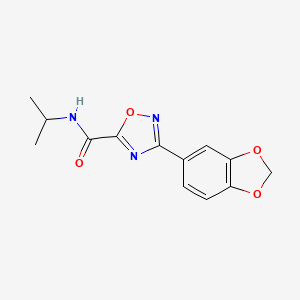 3-(1,3-benzodioxol-5-yl)-N-(propan-2-yl)-1,2,4-oxadiazole-5-carboxamide