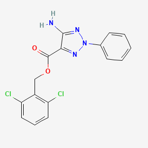 2,6-dichlorobenzyl 5-amino-2-phenyl-2H-1,2,3-triazole-4-carboxylate