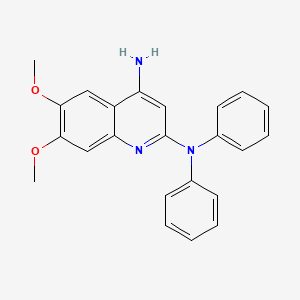 6,7-dimethoxy-N~2~,N~2~-diphenylquinoline-2,4-diamine