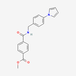 methyl 4-{[4-(1H-pyrrol-1-yl)benzyl]carbamoyl}benzoate