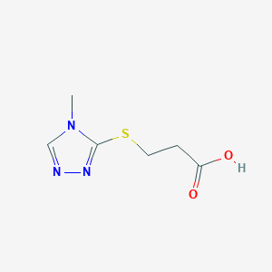 3-(4-Methyl-4H-[1,2,4]triazol-3-ylsulfanyl)-propionic acid