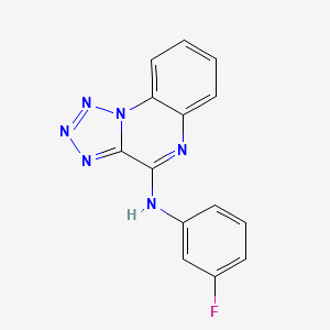 N-(3-fluorophenyl)tetrazolo[1,5-a]quinoxalin-4-amine