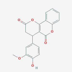 4-(4-hydroxy-3-methoxyphenyl)-3,4-dihydro-2H,5H-pyrano[3,2-c]chromene-2,5-dione