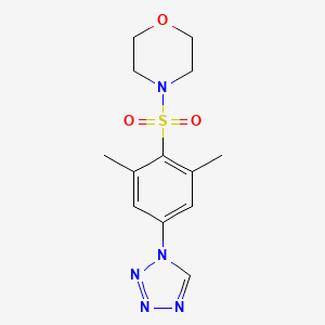 4-{[2,6-dimethyl-4-(1H-tetrazol-1-yl)phenyl]sulfonyl}morpholine