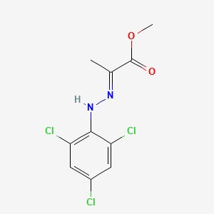 methyl (2E)-2-[2-(2,4,6-trichlorophenyl)hydrazinylidene]propanoate