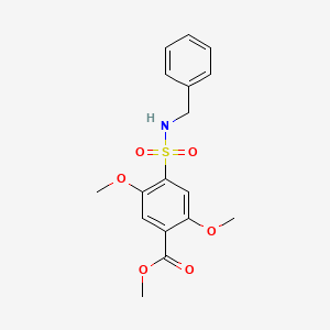 Methyl 4-(benzylsulfamoyl)-2,5-dimethoxybenzoate