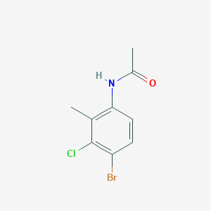 B110724 N-(4-bromo-3-chloro-2-methylphenyl)acetamide CAS No. 125328-80-5