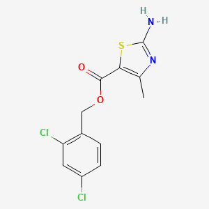 2,4-Dichlorobenzyl 2-amino-4-methyl-1,3-thiazole-5-carboxylate