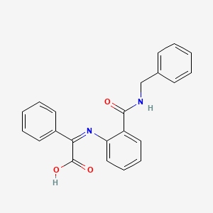 (2Z)-{[2-(benzylcarbamoyl)phenyl]imino}(phenyl)ethanoic acid