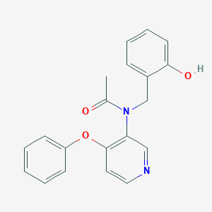 molecular formula C20H18N2O3 B110727 N-(2-羟基苄基)-N-(4-苯氧基吡啶-3-基)乙酰胺 CAS No. 1005325-42-7