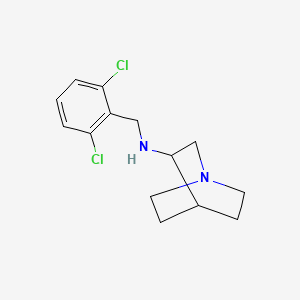 N-(2,6-dichlorobenzyl)-1-azabicyclo[2.2.2]octan-3-amine