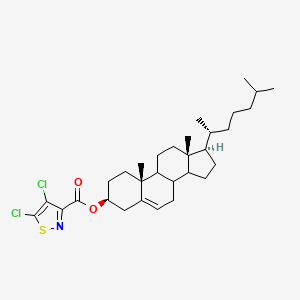 (3beta,8xi,9xi,14xi)-Cholest-5-en-3-yl 4,5-dichloro-1,2-thiazole-3-carboxylate