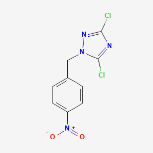 3,5-dichloro-1-(4-nitrobenzyl)-1H-1,2,4-triazole