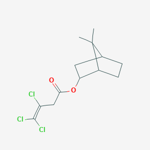 molecular formula C13H17Cl3O2 B11073118 7,7-Dimethylbicyclo[2.2.1]hept-2-yl 3,4,4-trichlorobut-3-enoate 