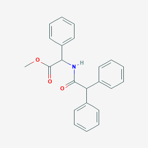 Methyl [(diphenylacetyl)amino](phenyl)acetate