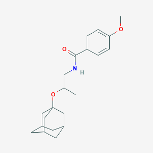 N-[2-(1-adamantyloxy)propyl]-4-methoxybenzamide